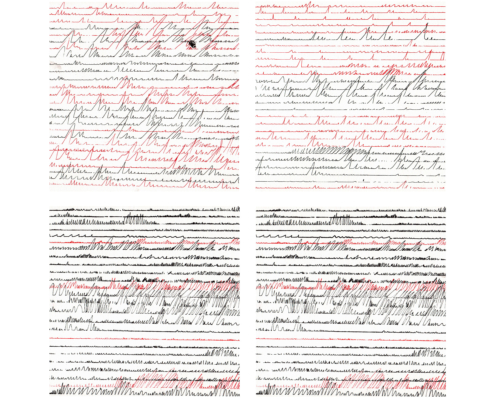 FOUR SEISMOGRAPHIC DRAWINGS