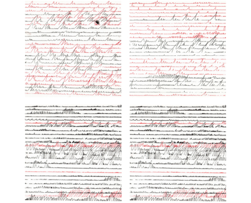 FOUR SEISMOGRAPHIC DRAWINGS